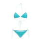 Blue Elastane Bikini