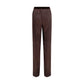 Brown Silk Casual Pants