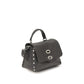 Gray Calf Leather Bos Taurus Handbag
