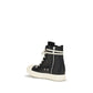 Black Calf Leather Bos Taurus High Top Sneakers