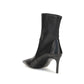 Black Calf Leather Bos Taurus Ankle Boots