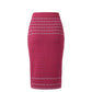 Purple Silk Women Skirt