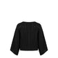 Black Cotton Women Sweater