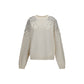Beige Cotton Sweatshirt