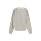 Beige Cotton Sweatshirt