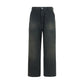 Gray Cotton Casual Pants