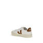 White Calf Leather Bos Taurus Low Top Sneakers