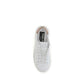 White Calf Leather Bos Taurus Low Top Sneakers
