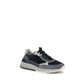 Blue Calf Leather Bos Taurus Athletic Sneakers