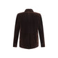Brown Cotton Blazer