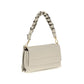 Beige Calf Leather Bos Taurus Shoulder Bag