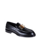 Black Calfskin Slip-On Loafers