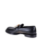 Black Calfskin Slip-On Loafers