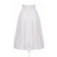 White Polyamide Women Skirt