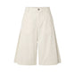 White Cotton Women's Shorts