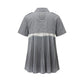 Grey Cotton Women Shirt