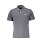 Gray Cotton Men's Polo Shirt