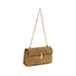 Beige Calf Leather Bos Taurus Shoulder Bag