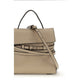 Beige Goatskin Shoulder Bag
