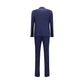 Blue Wool Oves Aries Two-Piece Suit