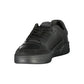 Black Polyurethane Men's Sneaker