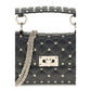 Black Calf Leather Bos Taurus Handbag