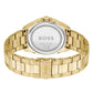 Gold Stainless Steel Dress Watch