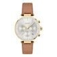 Brown Leather Dress Watch