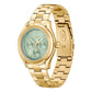 Gold Stainless Steel Dress Watch