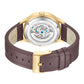 Brown Leather Dress Watch