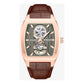 Brown Leather Dress Watch