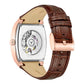 Brown Leather Dress Watch
