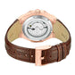 Brown Leather Dress Watch