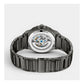 Gray Stainless Steel Dress Watch