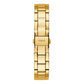 Gold Stainless Steel Dress Watch