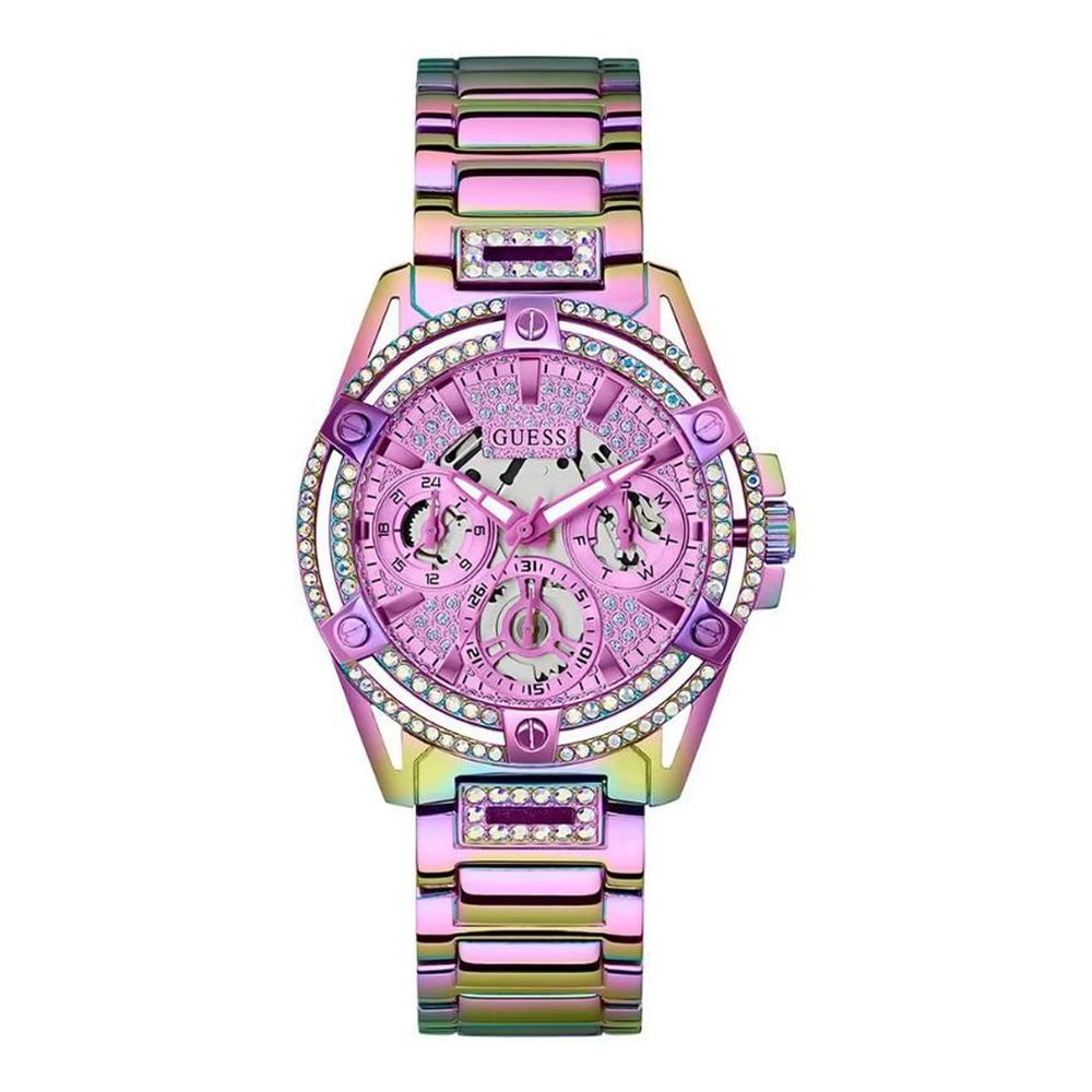 Multicolor Stainless Steel Dress Watch