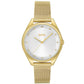 Gold Stainless Steel Dress Watch