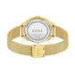 Gold Stainless Steel Dress Watch