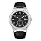Black Leather Dress Watch