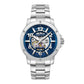 Gray Stainless Steel Dress Watch