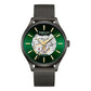Gray Stainless Steel Dress Watch