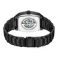 Black Stainless Steel Dress Watch