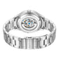 Gray Stainless Steel Dress Watch