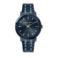 Blue Stainless Steel Dress Watch
