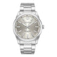 Gray Stainless Steel Dress Watch