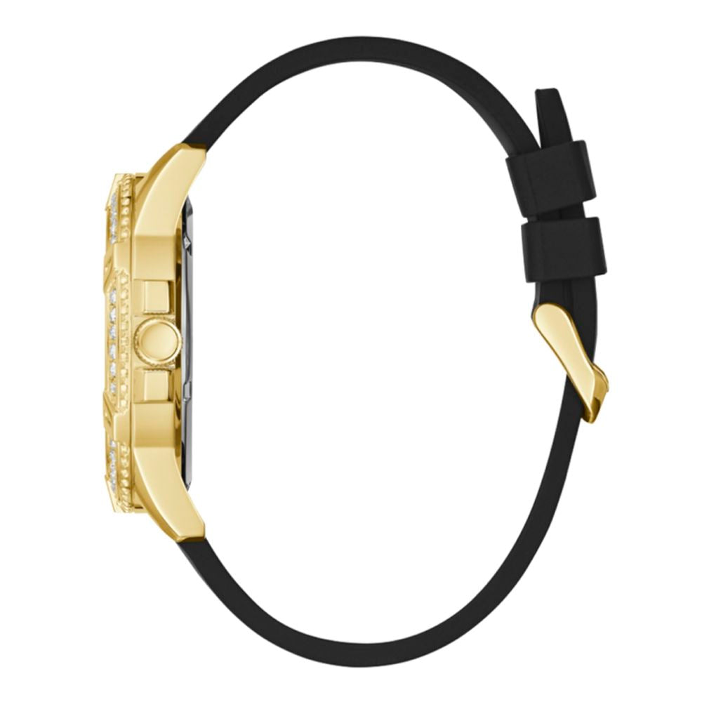 Black Synthetic Bracelet Watch