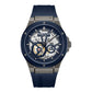 Blue Synthetic Bracelet Watch