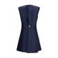 Blue Wool Oves Aries Casual Dress
