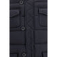 Black Polyester Full-Length Jacket