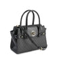 Black Pvc Satchel Bag